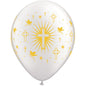 Qualatex Cross & Doves Pearl White 11" Latex Balloons 50Pc/Bag