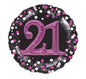 Anagram Pink Sparking 21st Birthday 32" Foil Balloon