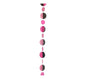 Anagram Pink & Black Tissue Balloon Tail 1.25m