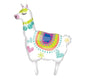 Anagram Llama Hearts SuperShape 41" Foil Balloon