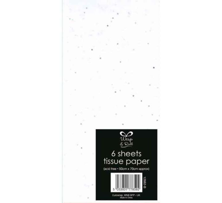 Clairefontaine Wrap & Roll Tissue Paper Sheets 50cm x 70cm (6 Sheets)