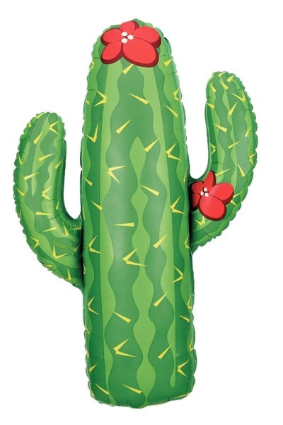 Flowering Cactus Shape 41" Foil Balloon