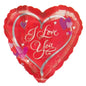 Anagram Love Script 18" Heart Foil Balloon