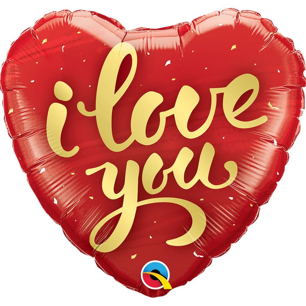 Qualatex I Love You 18" Heart Foil Balloon