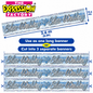Silver Wedding Anniversary Holographic Banner – 2.6m / 8.5ft