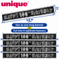 Happy 100th Birthday Black & Silver Holographic Banner – 3.6m (12ft) – Cut into 4 Banners