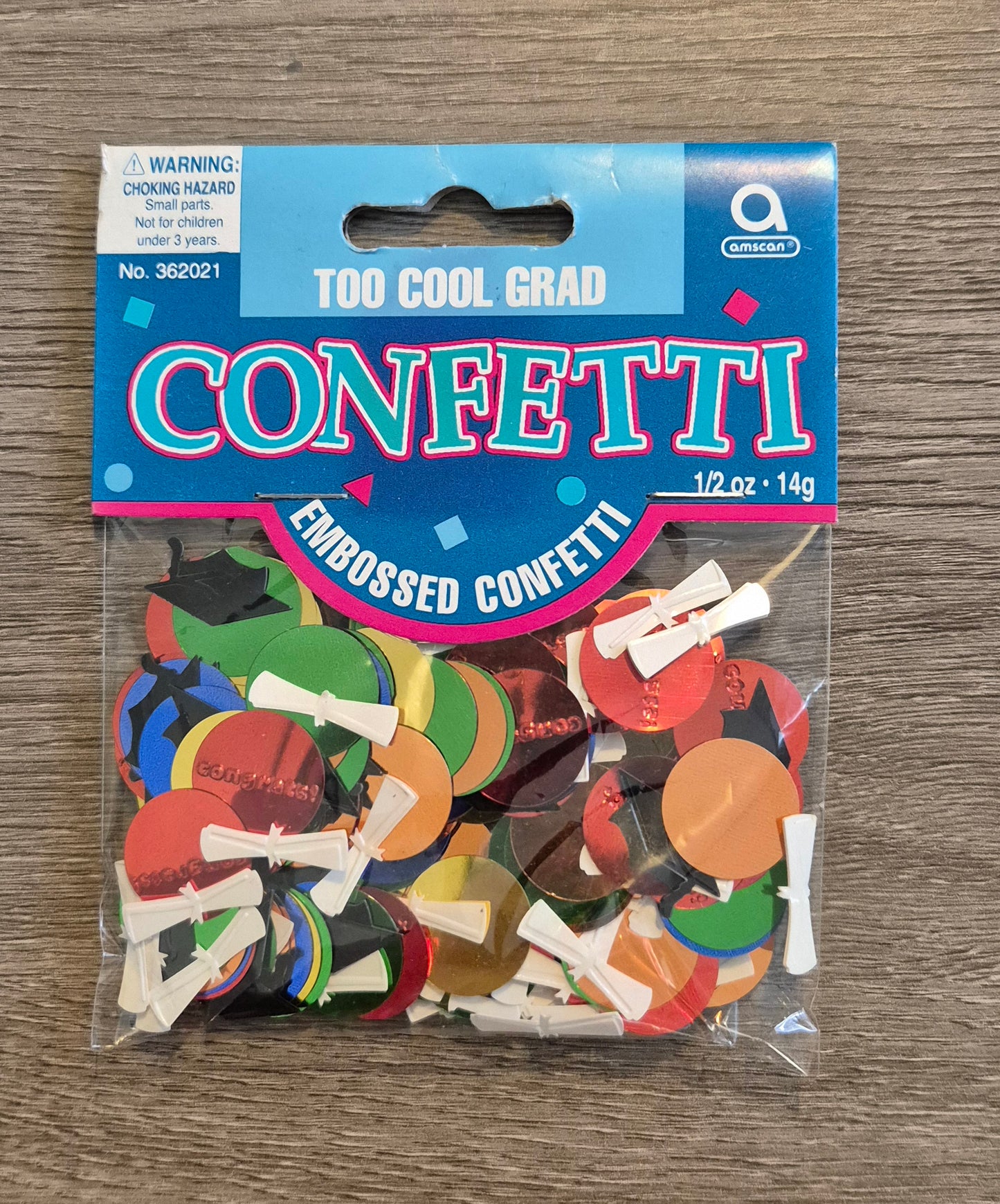 Too Cool Grad Embossed Confetti 14g
