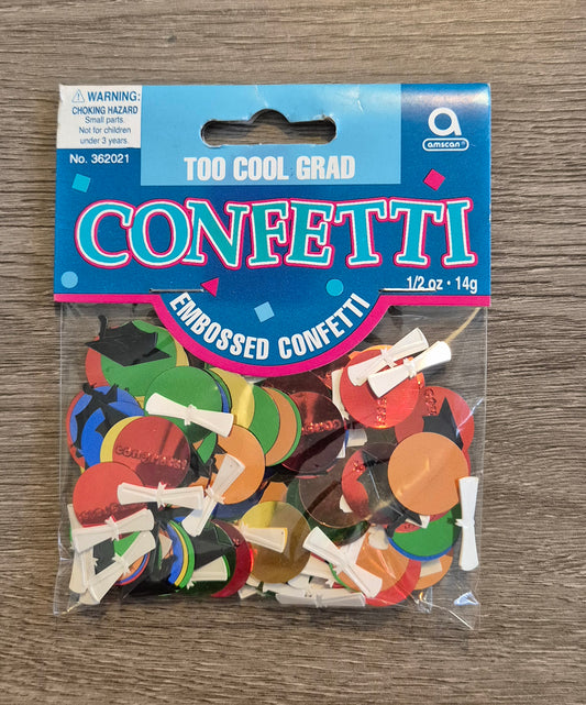 Too Cool Grad Embossed Confetti 14g