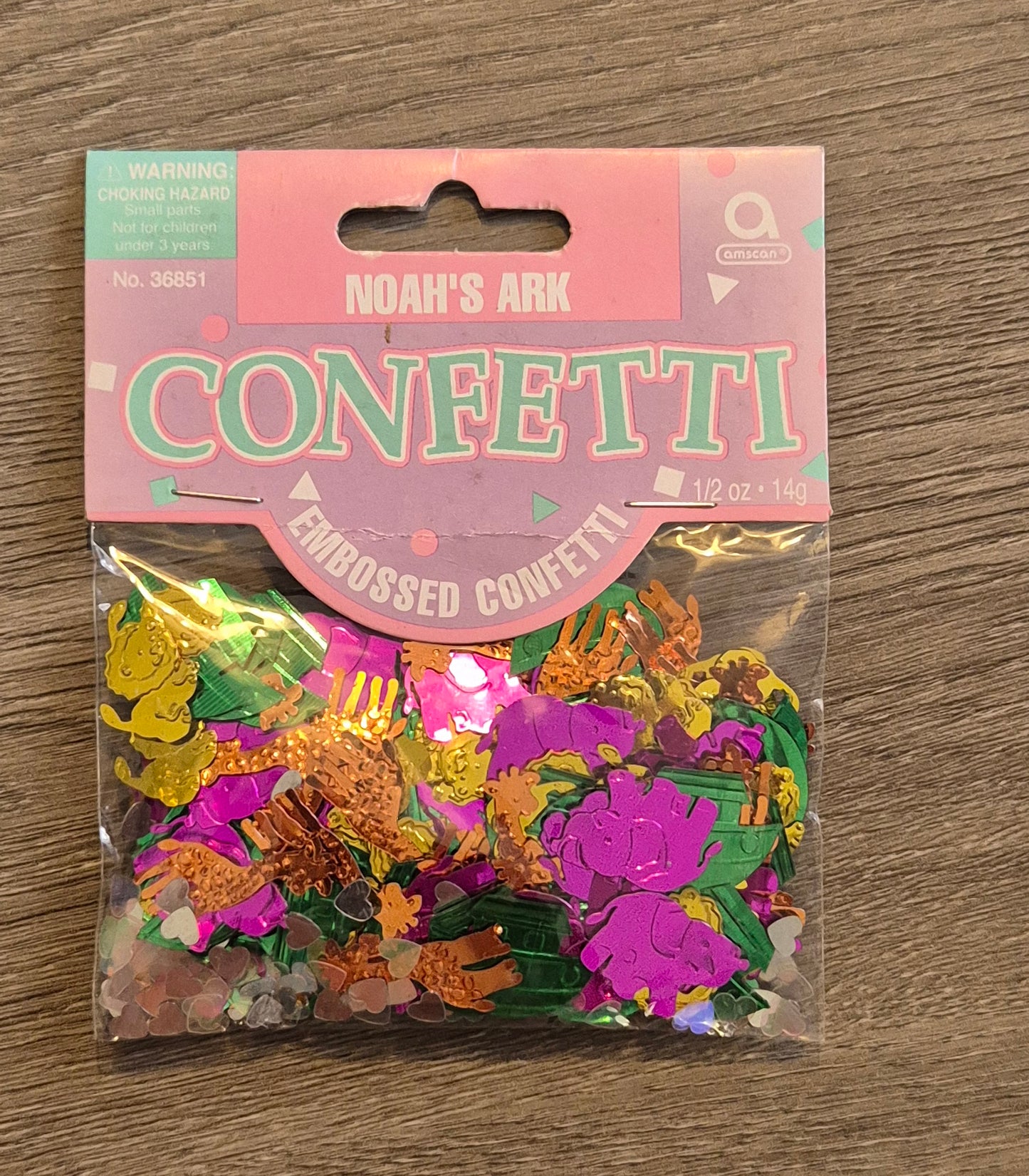 Noah's Ark Confetti Metallic 14g