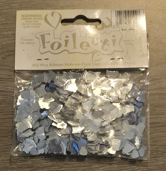 Silver Bells Metallic Confetti 14g