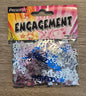 Blue, Pink & Silver Engagement Confetti 14g