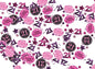 Amscan 21st Table Confetti, Birthday 21 Stars, Black & Pink, 34g