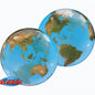 Qualatex Planet Earth 22"/56cm Bubble Balloon