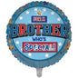 Special Brother Birthday Double-Sided 18-inch Foil Balloon