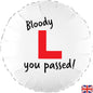 Oaktree 18inch Bloody L You Passed Foil Balloon