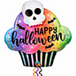 Happy Halloween Cupcake 32" Foil Balloon – Air or Helium