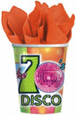 Flashback Fever Retro Dance 70's Disco Party 9 oz. Paper Cups 8pc