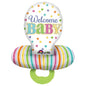 Anagram Welcome Baby Pacifier Dummy 29" Foil Multi-Balloon