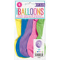 Unique 12" Number Latex Balloons – 5 Assorted Colours – Numbers 0–9