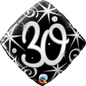 30 Elegant Sparkles & Swirls Diamond 18-inch Foil Balloon