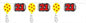 Creative Party Red & Silver 21st Birthday Foil Garland 3m