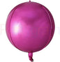 22" Foil Orb Balloon – 4D Round Sphere Balloon – Air or Helium – Birthday, Wedding & Party Decoration – Choice of Colours & Designs