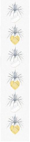 Dazzling Bells Happy Anniversary Cascade Column Decorations, Length 2.1 metres.