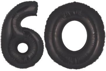 Betallic 40" Black Megaloon Numbers "60"