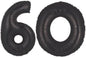 Betallic 40" Black Megaloon Numbers "60"