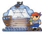 Fun Pirate Party Invitations with Envelopes 8pc