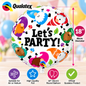 Qualatex 18" Let's Party Gnomes Round Foil Balloon – Air or Helium