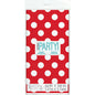 Rectangle Plastic Table Cover 54" x 108" | Red Polka Dot