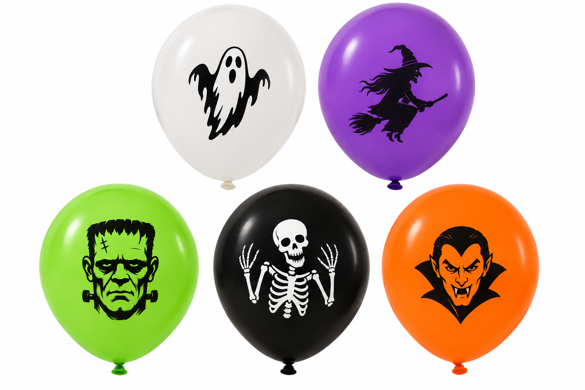Halloween 12" Latex Balloons Pack of 10