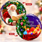 Qualatex 18" Santa Merry Christmas Double-Sided Foil Balloon – Air or Helium