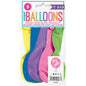 Unique 12" Number Latex Balloons – 5 Assorted Colours – Numbers 0–9