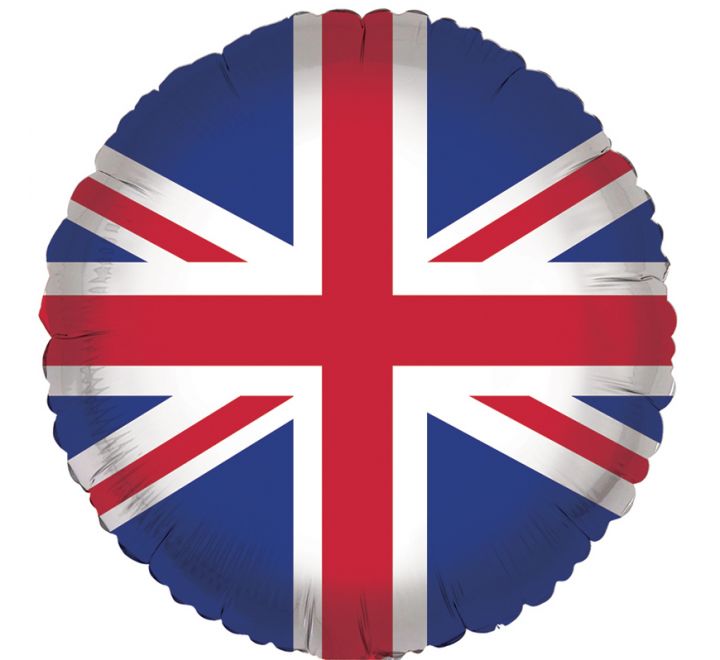 Union Jack UK Flag 18-inch Foil Balloon
