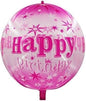 22" Foil Orb Balloon – 4D Round Sphere Balloon – Air or Helium – Birthday, Wedding & Party Decoration – Choice of Colours & Designs