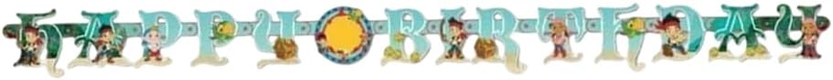 Disney Junior Amscan Jake Add an Age Letter Banner Party Accessory