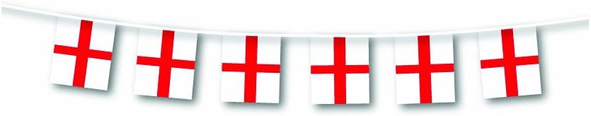Amscan St. George's Day England Flag Bunting - 7m x 30cm