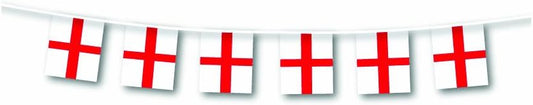 Amscan St. George's Day England Flag Bunting - 7m x 30cm