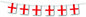Amscan St. George's Day England Flag Bunting - 7m x 30cm