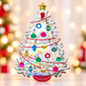 Anagram 36" Holographic Christmas Tree SuperShape Foil Balloon – Air or Helium