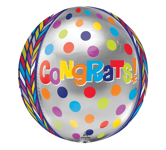 Dotty Geo Congrats 16" Orbz