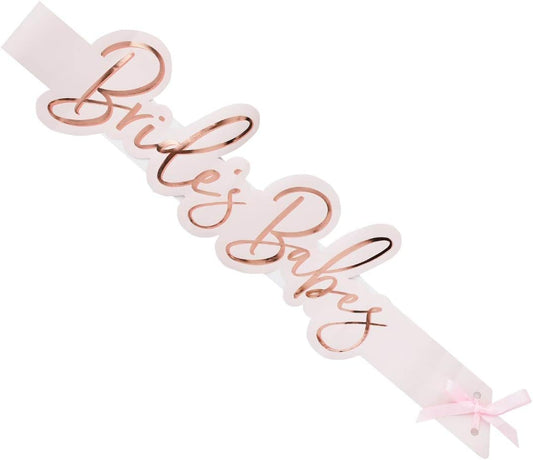 Hootyballoo Brides Babies Hen Party Sashes 5pk