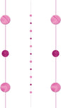 Amscan Balloon Fun Strings 1.82m Bright Pink