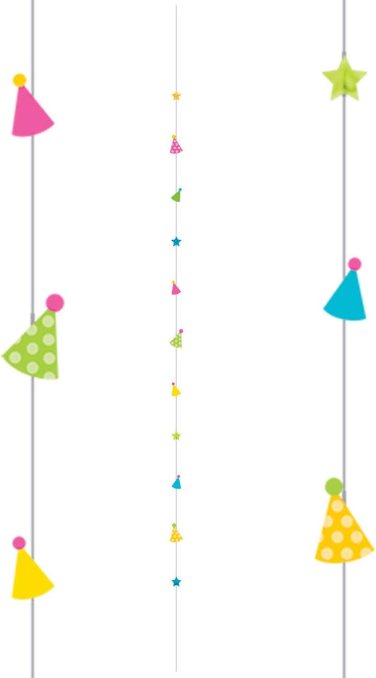 Amscan Balloon Fun Strings 1.82m Colourful Party Hats
