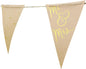 Kraft with Embossed Gold Mr & Mrs Bunting 4 meters