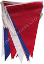 Heaton Party Red, White & Blue Bunting 20 Flags 30cm