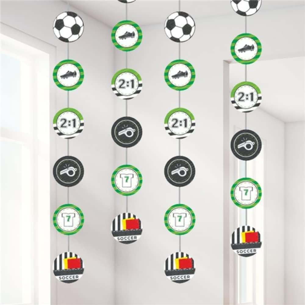 Amscan 4 String Paper Decorations 1.3m - Kicker Party