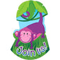 Jungle Animals Wild Safari Birthday Invitations with Envelopes & save the Date 8pc